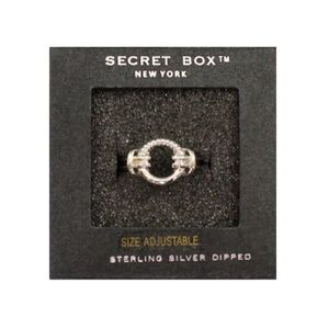 Textured Circle Ring